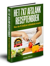 7x7 afslank receptenboek cover